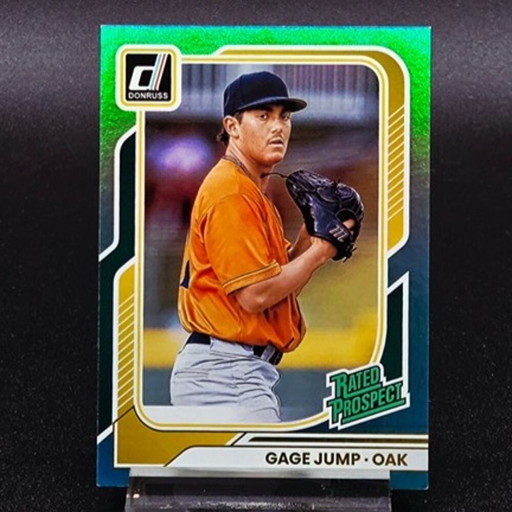 Gage Jump 09/25 Teal Foil Rate Prospect Athletics Top Prospect